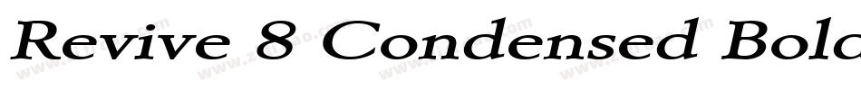 Revive 8 Condensed Bold字体转换